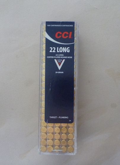 22 LONG Ammunition from CCI